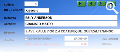 Ingreso de Clientes